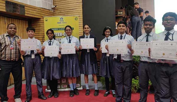 Participation in IQC Quiz - Rajoria International School Indore