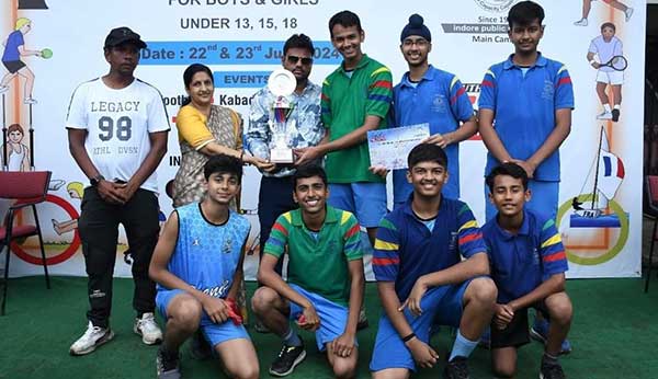 U15 Boys Interschool Basketball Tournament Gold Medal - Rajoria International School Indore