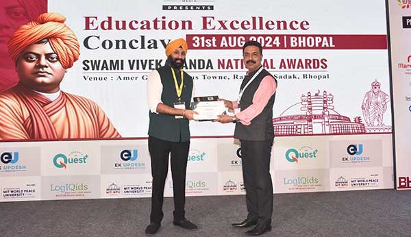 Swami Vivekananda National Award - Rajoria International School Indore
