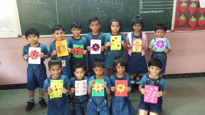 Card Making for Grandparents - Rajoria International School Indore