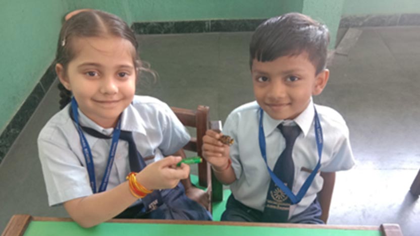 Exchange of sweets Activity - Rajoria International School Indore